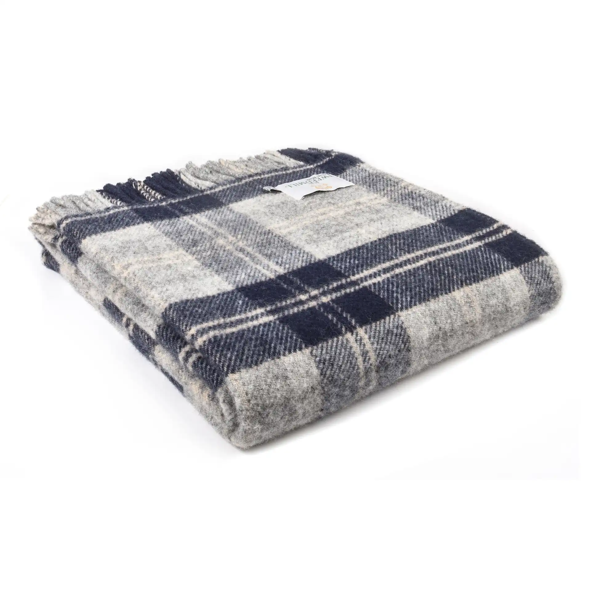 Deka z čisté vlny - Tartan/Navy Bannockbane