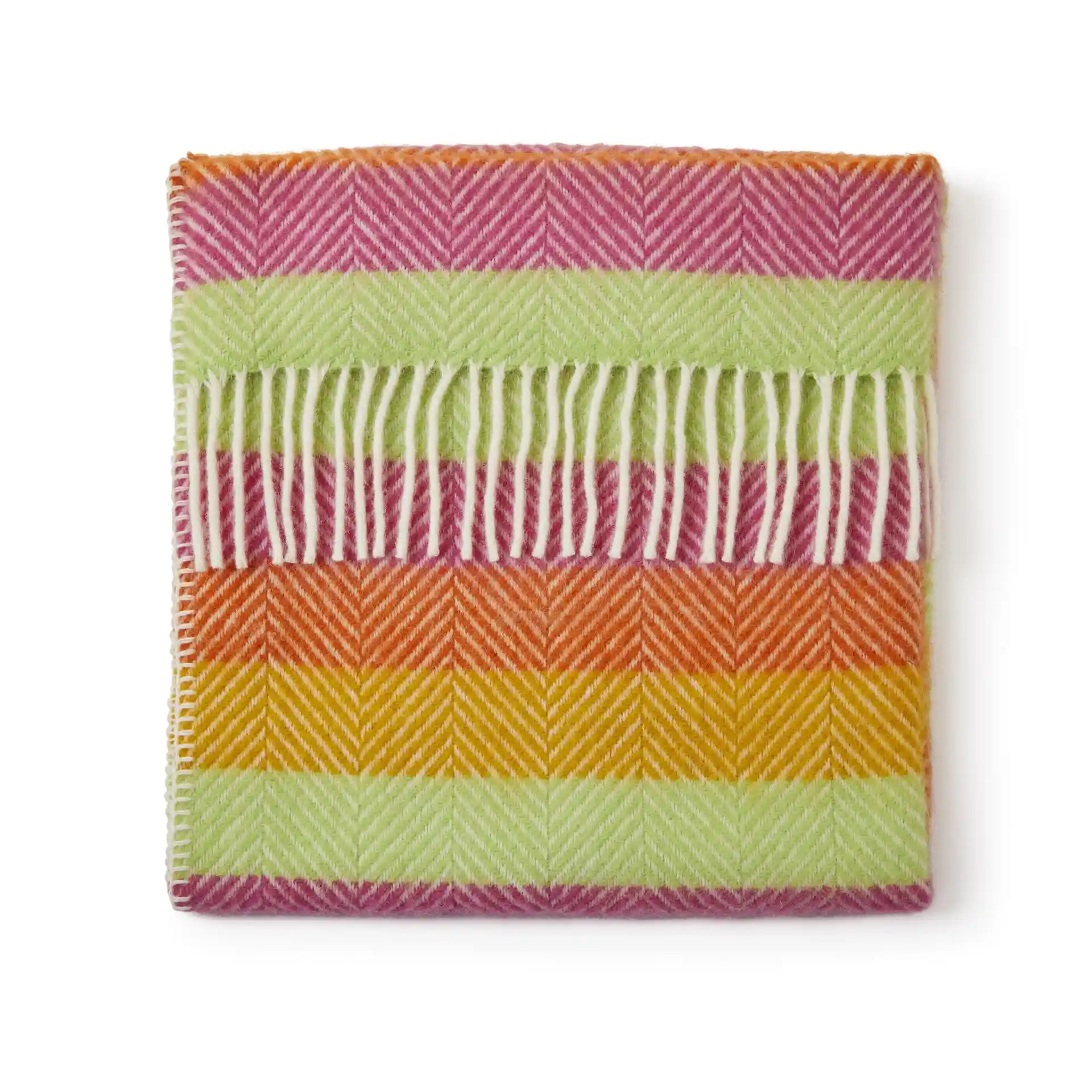 Dětská deka z čisté vlny - Pram Blanket/Refresh Stripe