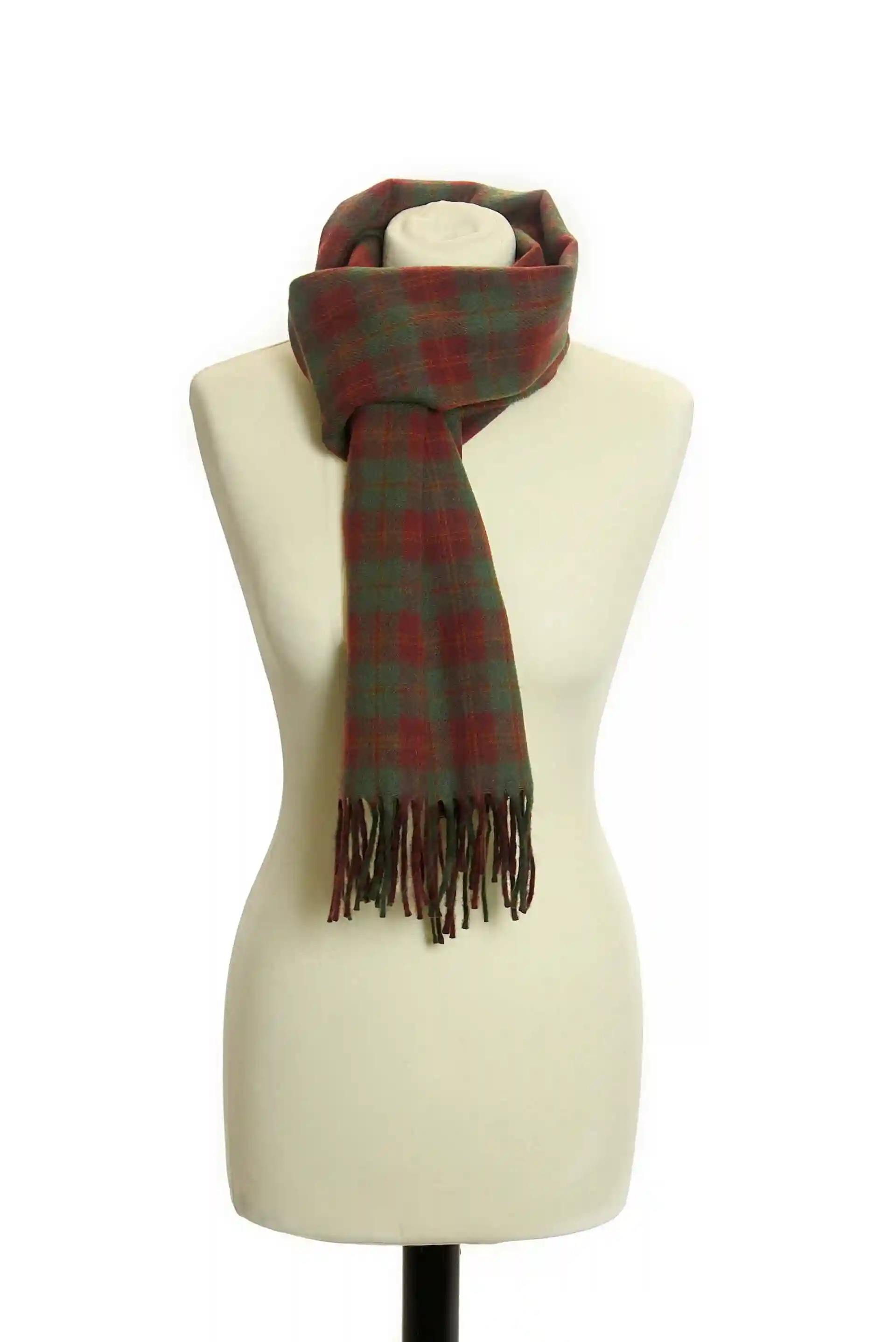 Vlněná šála - Lambswool Country Check/Autumn