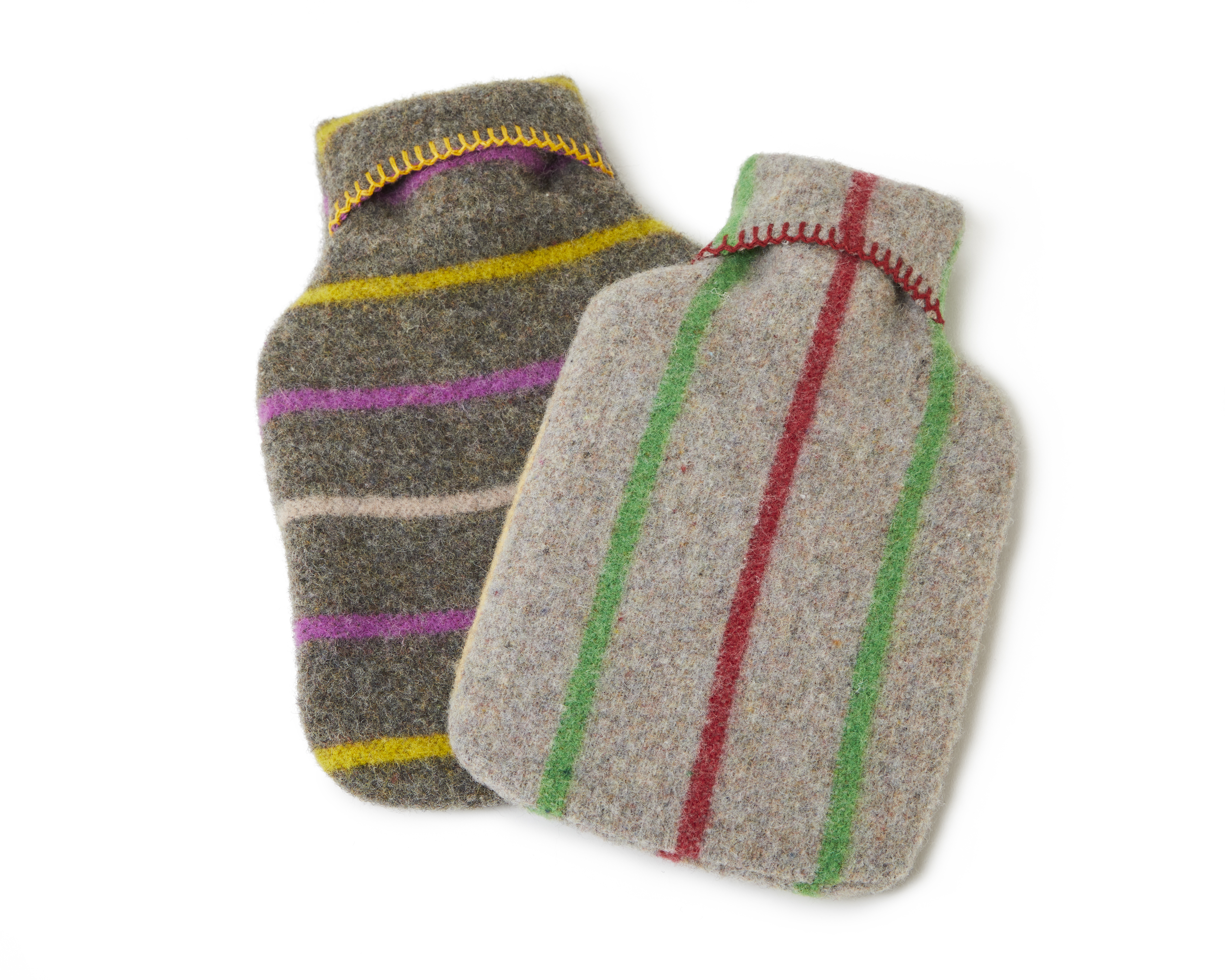 Vlněný termofor z recyklované vlny - Random Recycled Stripe